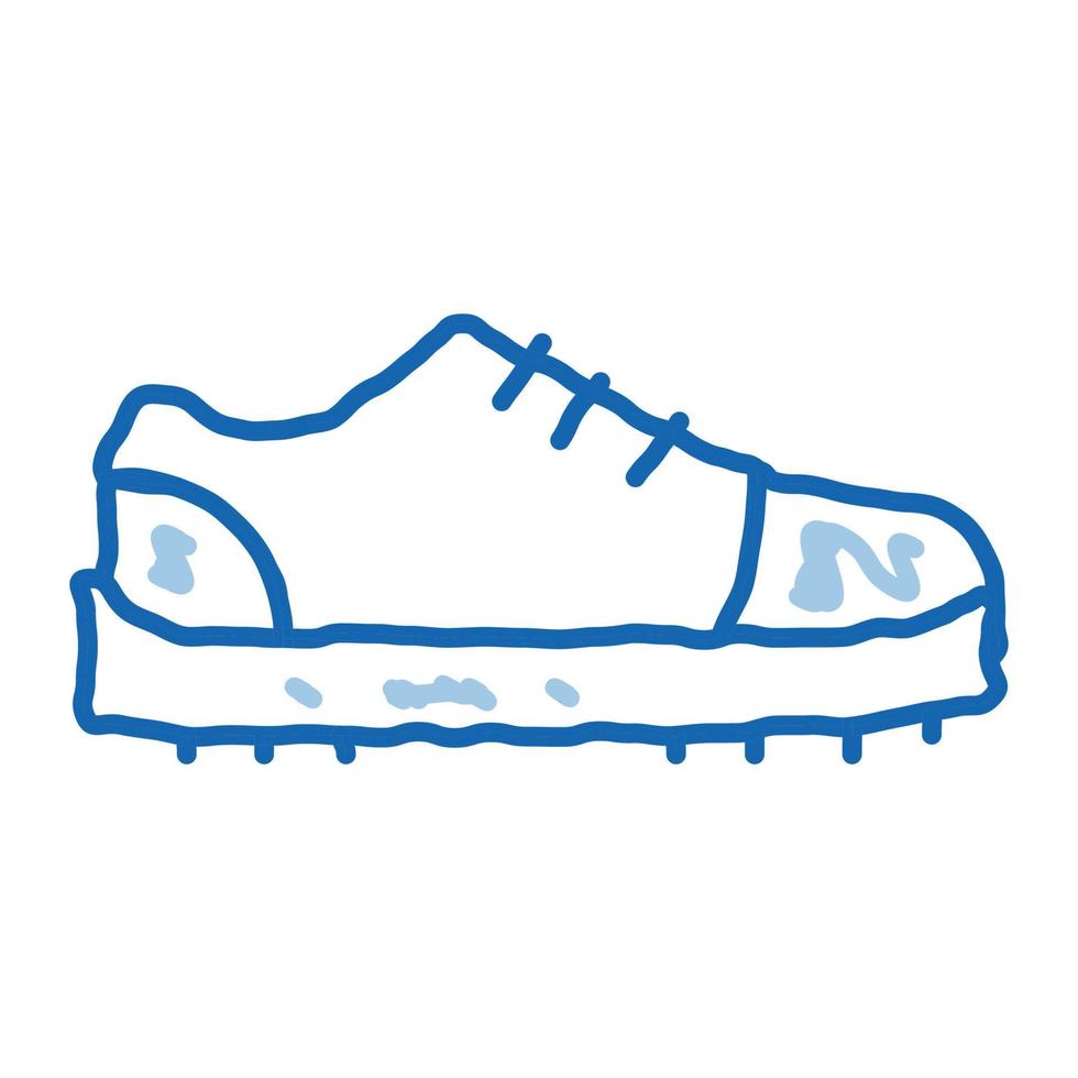sneaker schoen tekening icoon hand- getrokken illustratie vector