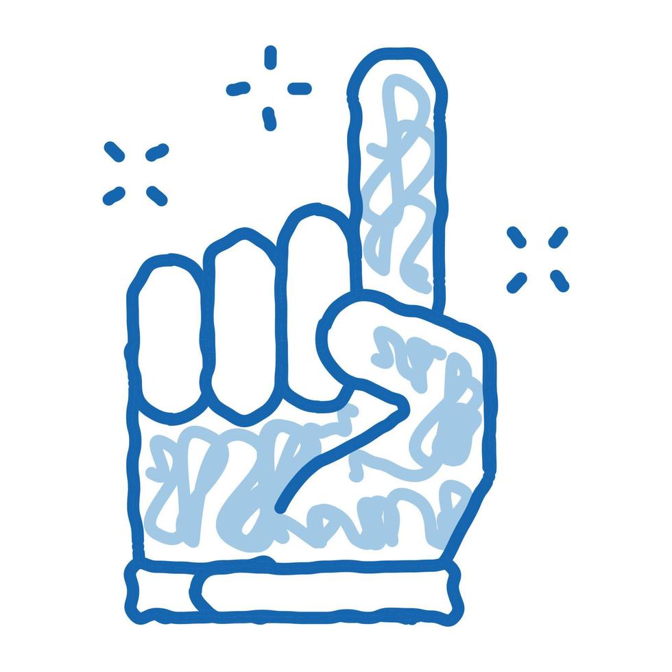 scheidsrechter tekening icoon hand- getrokken illustratie vector