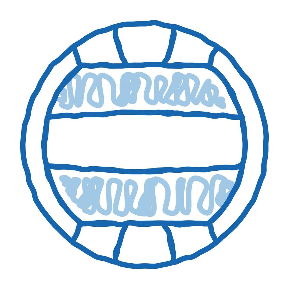 volleybal tekening icoon hand- getrokken illustratie vector