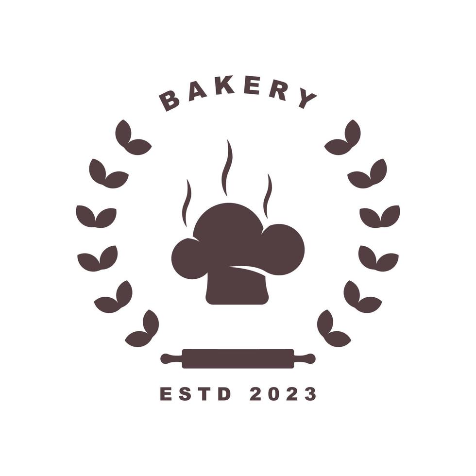 bakkerij logo sjabloon vector illustratie