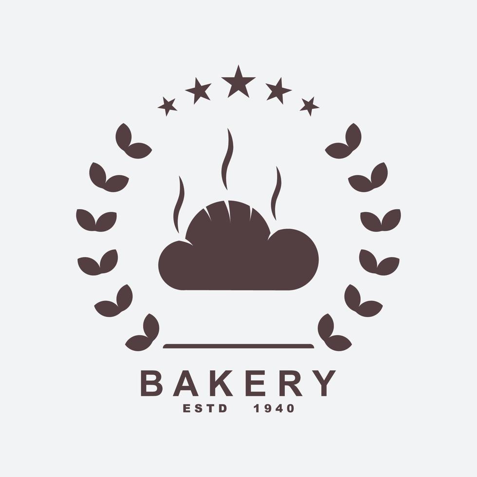 bakkerij logo sjabloon vector illustratie