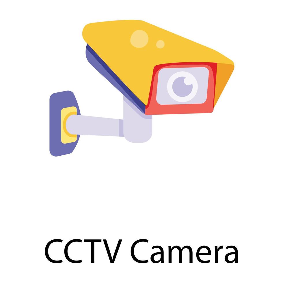 trendy cctv-camera vector