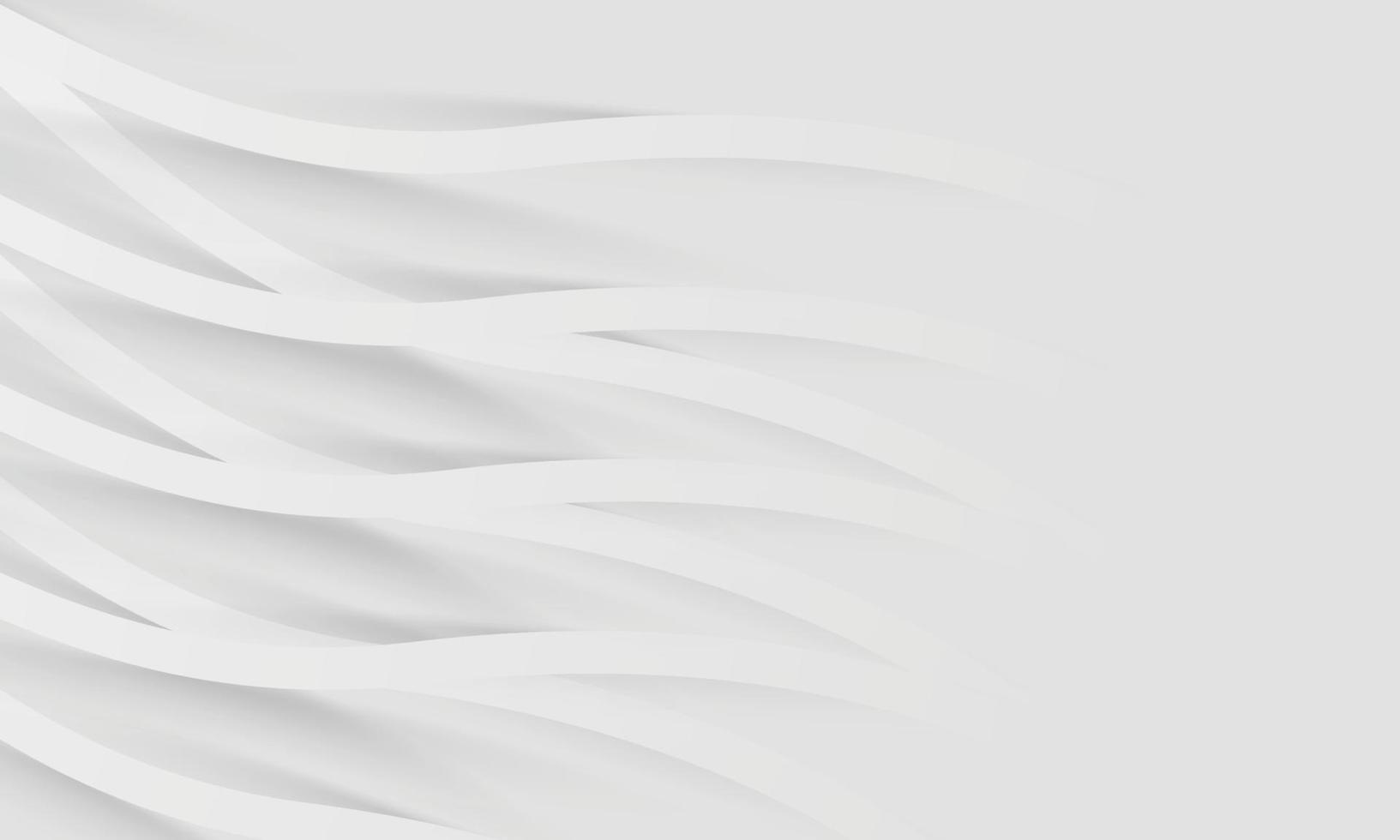 wit elegant lijnen abstract achtergrond ontwerp. modern witte golf meta abstract achtergrond verzameling vector