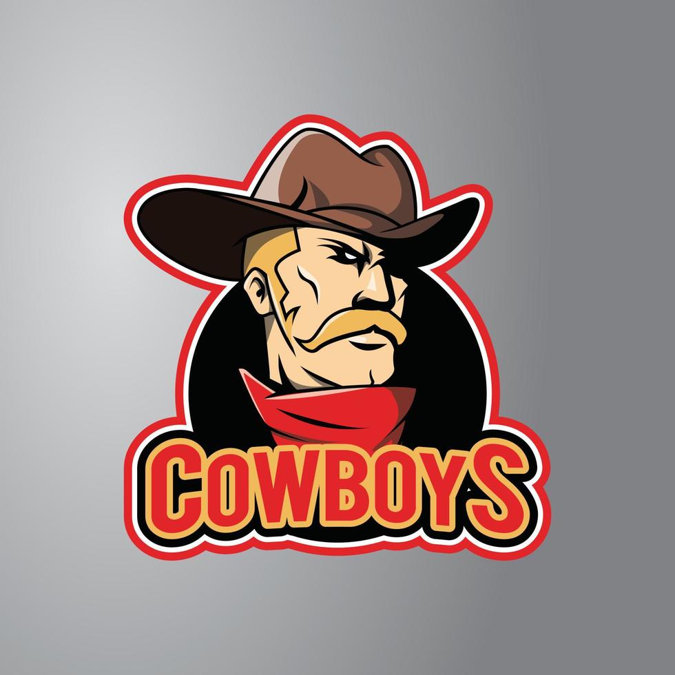 cowboy illustratie ontwerp vector