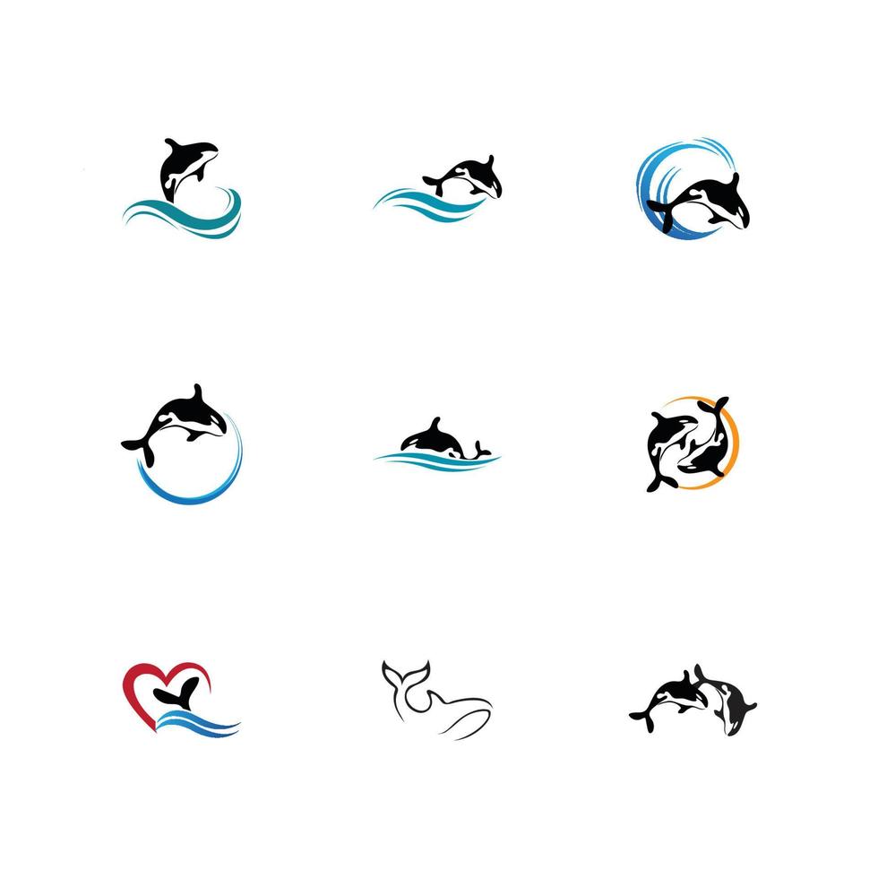 orka logo vector illustratie Aan modieus ontwerp.