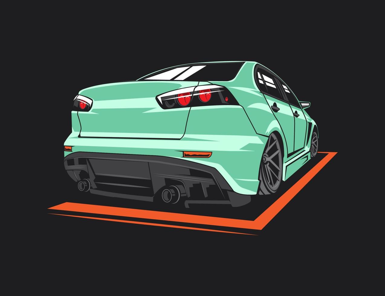 terug kant auto wijziging illustratie ontwerp vector grafisch