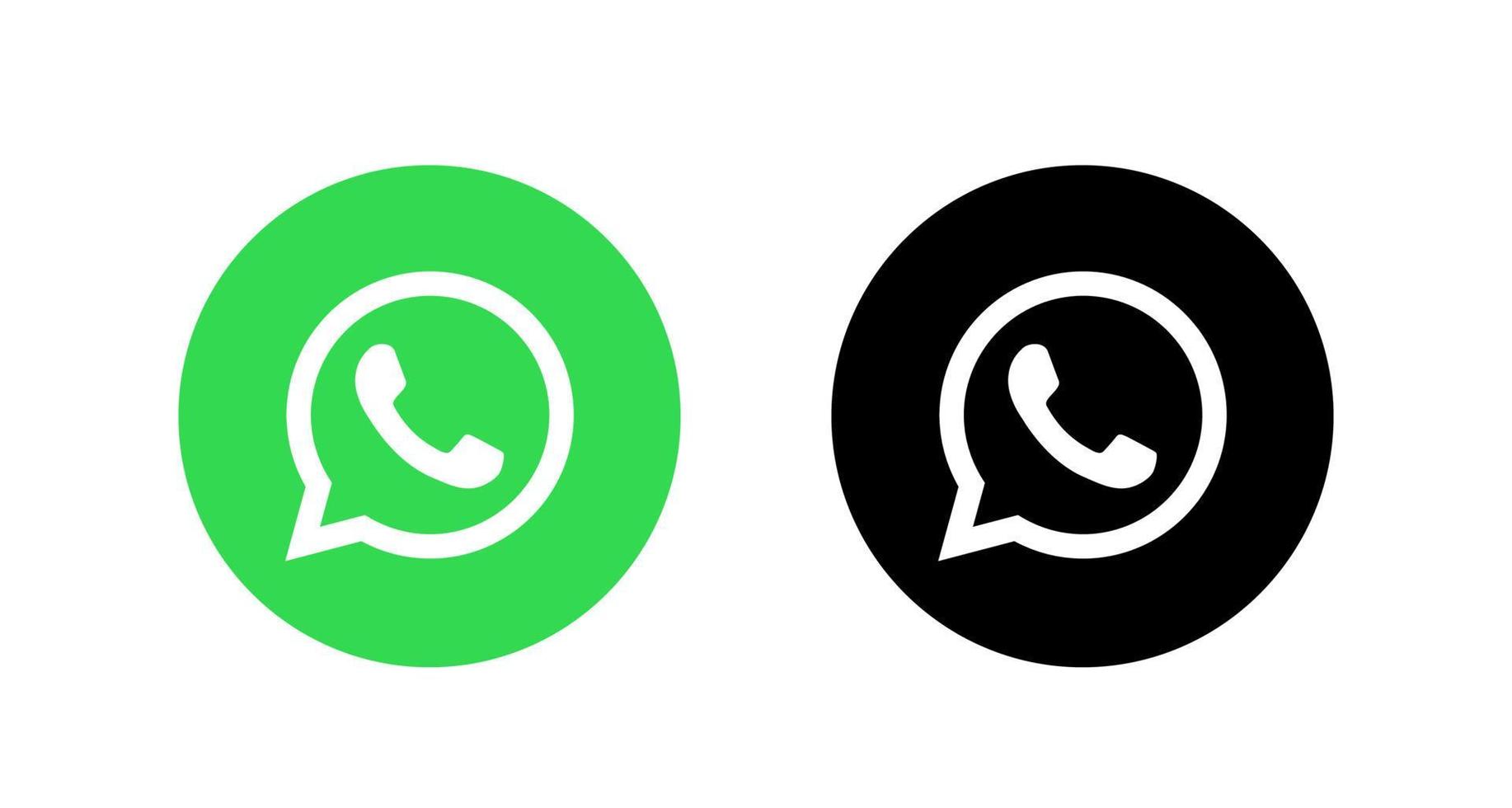 WhatsApp logo, WhatsApp icoon logo vector, vrij vector