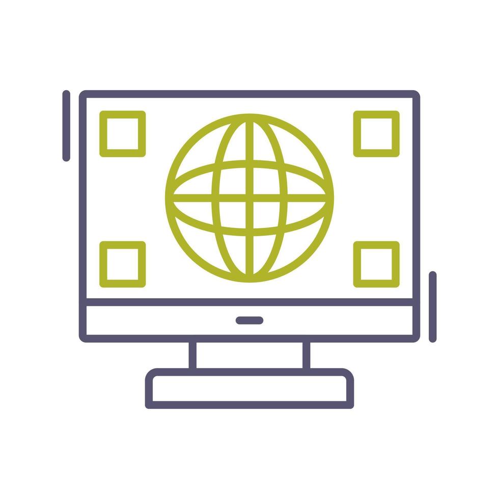 wereldwijd vectorpictogram vector