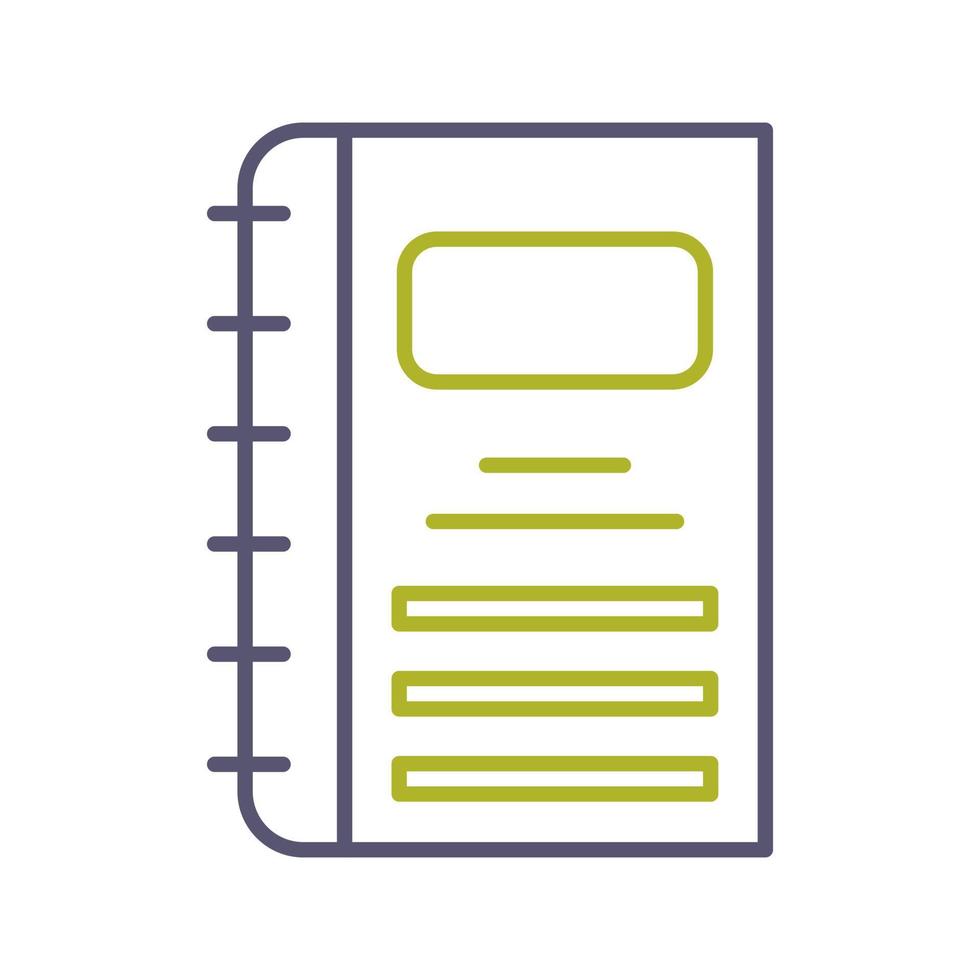 notebook vector pictogram