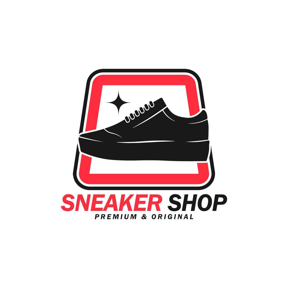 schoenen sneaker winkel merk logo gemakkelijk modern ontwerp vector