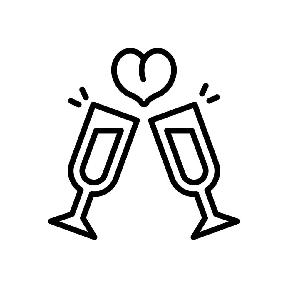 Champagne icoon voor uw website, mobiel, presentatie, en logo ontwerp. vector