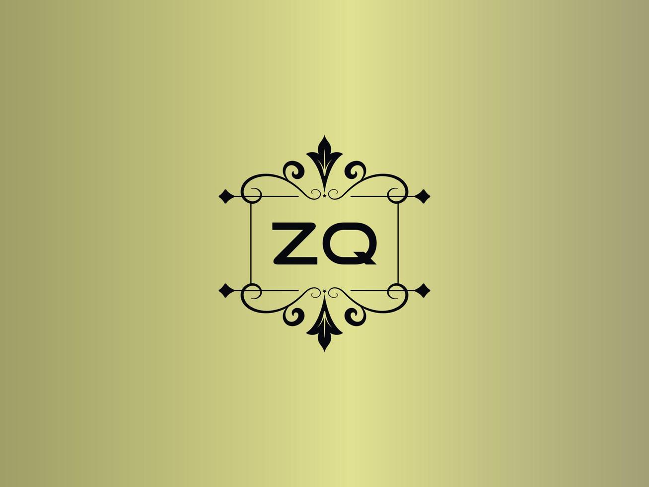 creatief zq logo afbeelding, premie zq luxe brief ontwerp vector