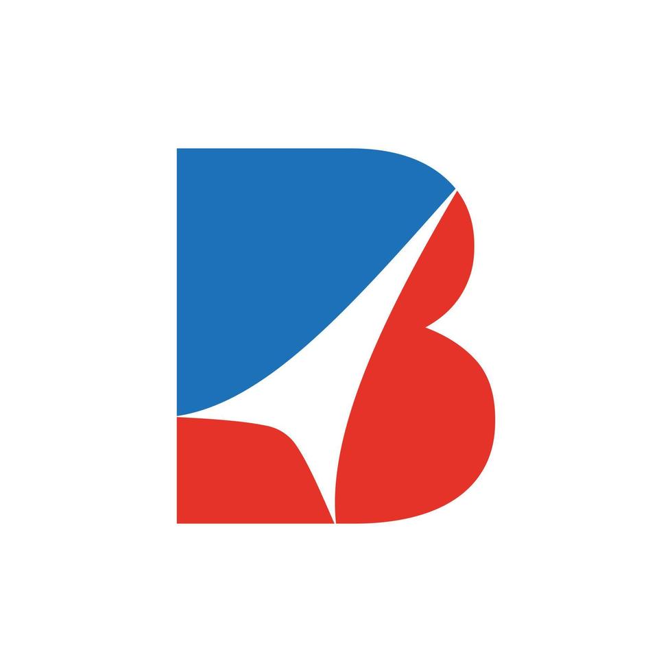 brief b logo ontwerp, minimalistische monogram eerste gebaseerd vector sjabloon