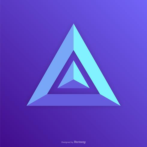 Prisma pictogram Logo Abstract ontwerp Vector