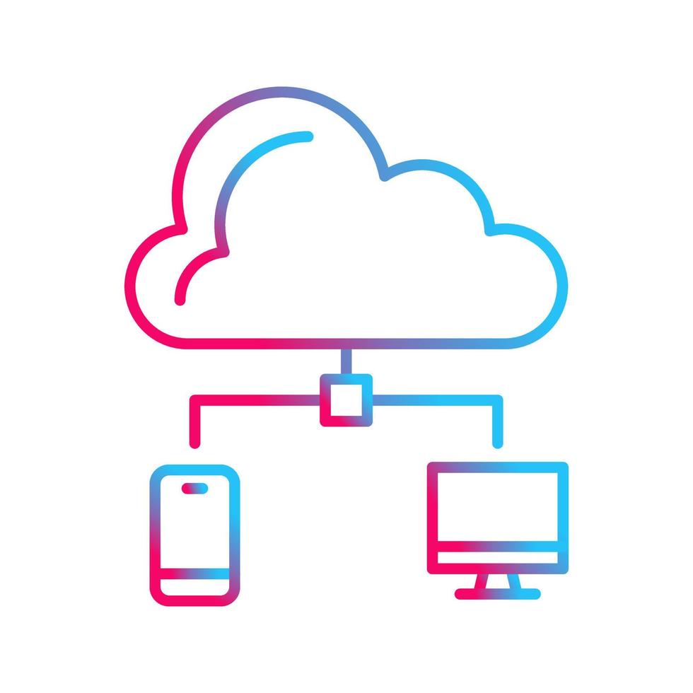 wolk vector pictogram