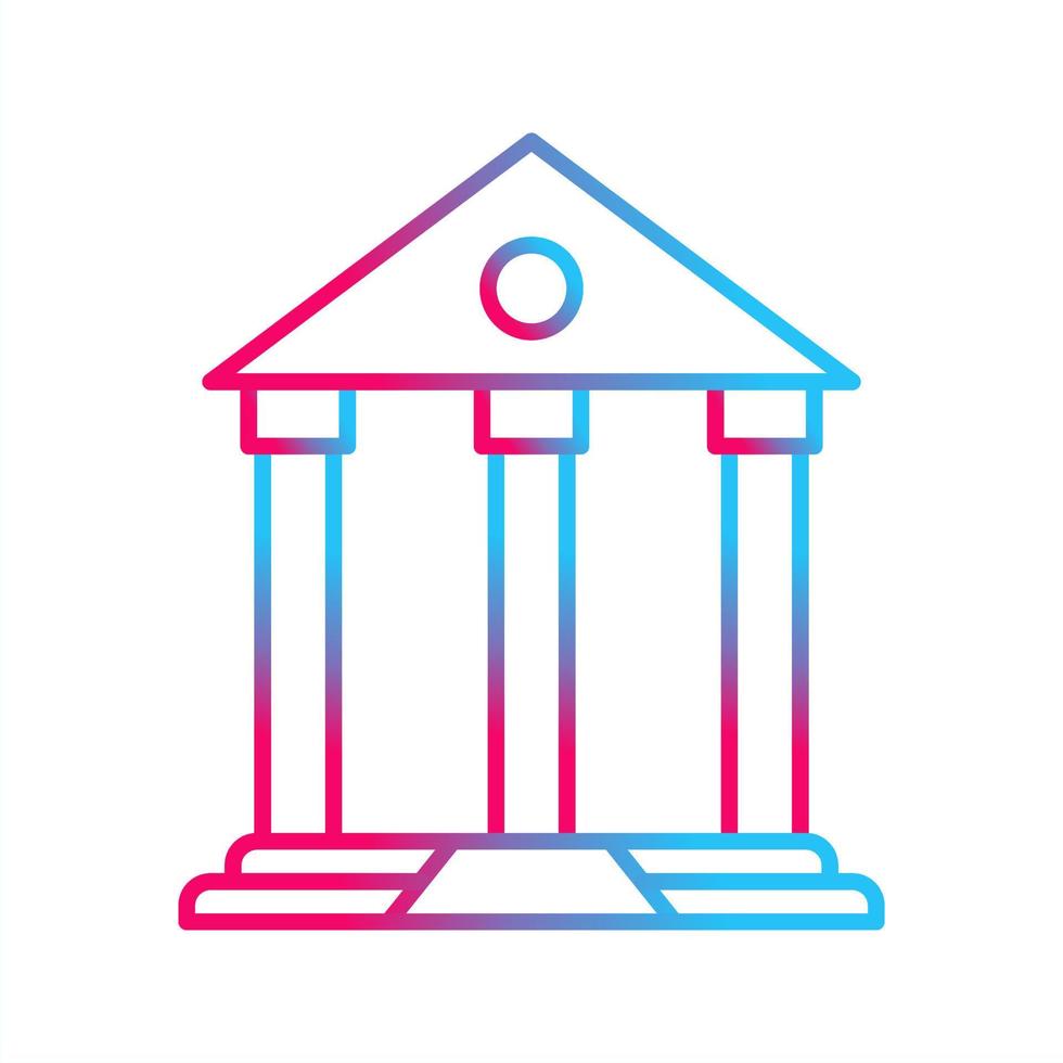 Parthenon vector icoon