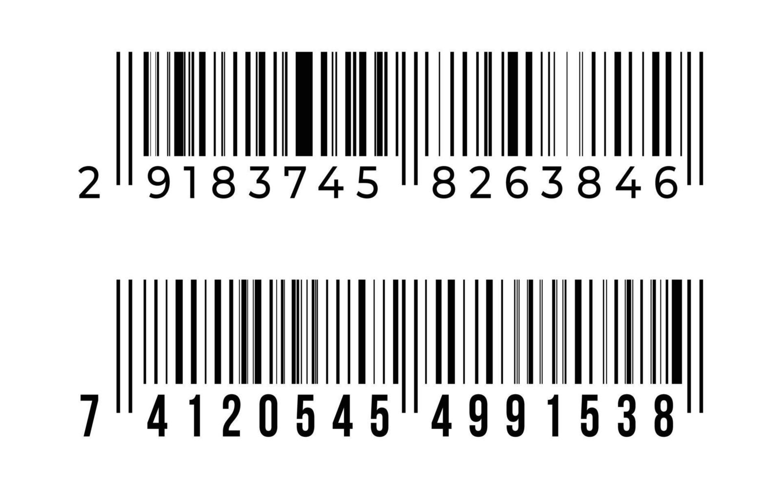 streepjescode op witte achtergrond. vector illustratie