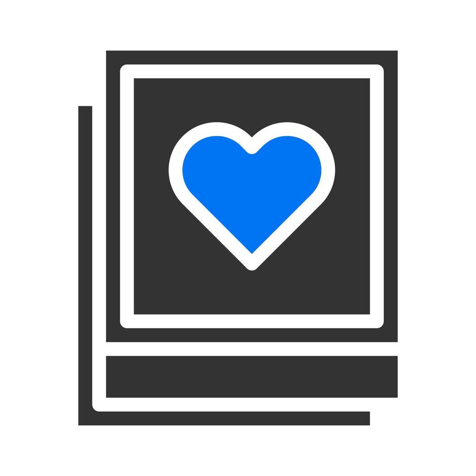 camera icoon solide blauw grijs stijl Valentijn illustratie vector element en symbool perfect.