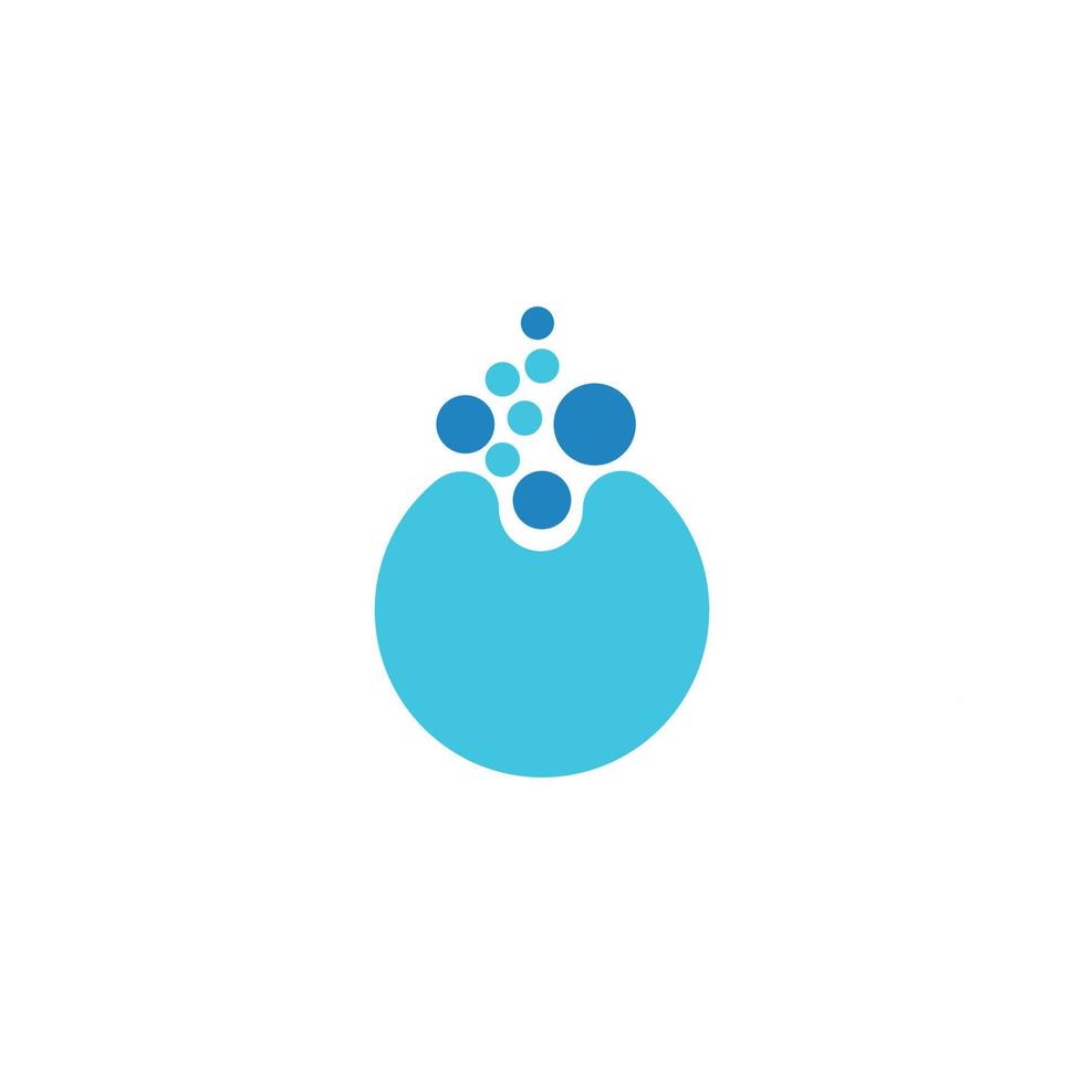 waterdruppel logo sjabloon vector