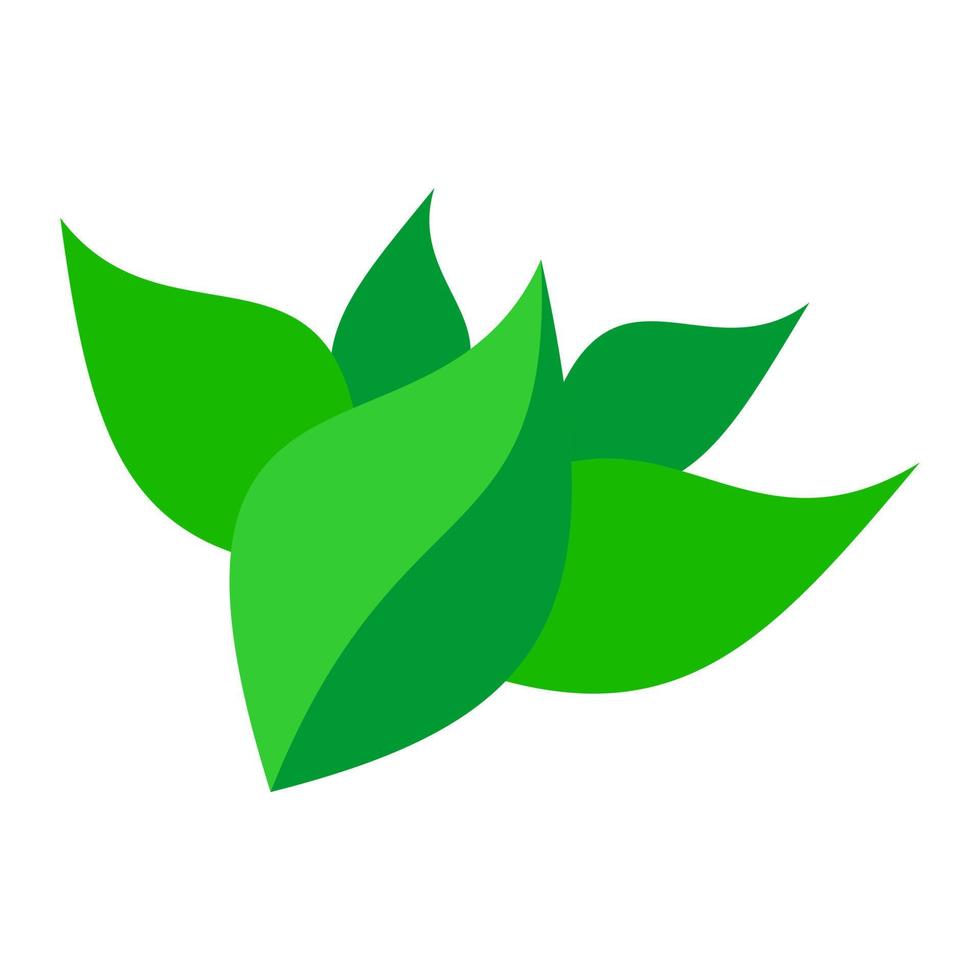 groen natuur blad logo sjabloon. vector