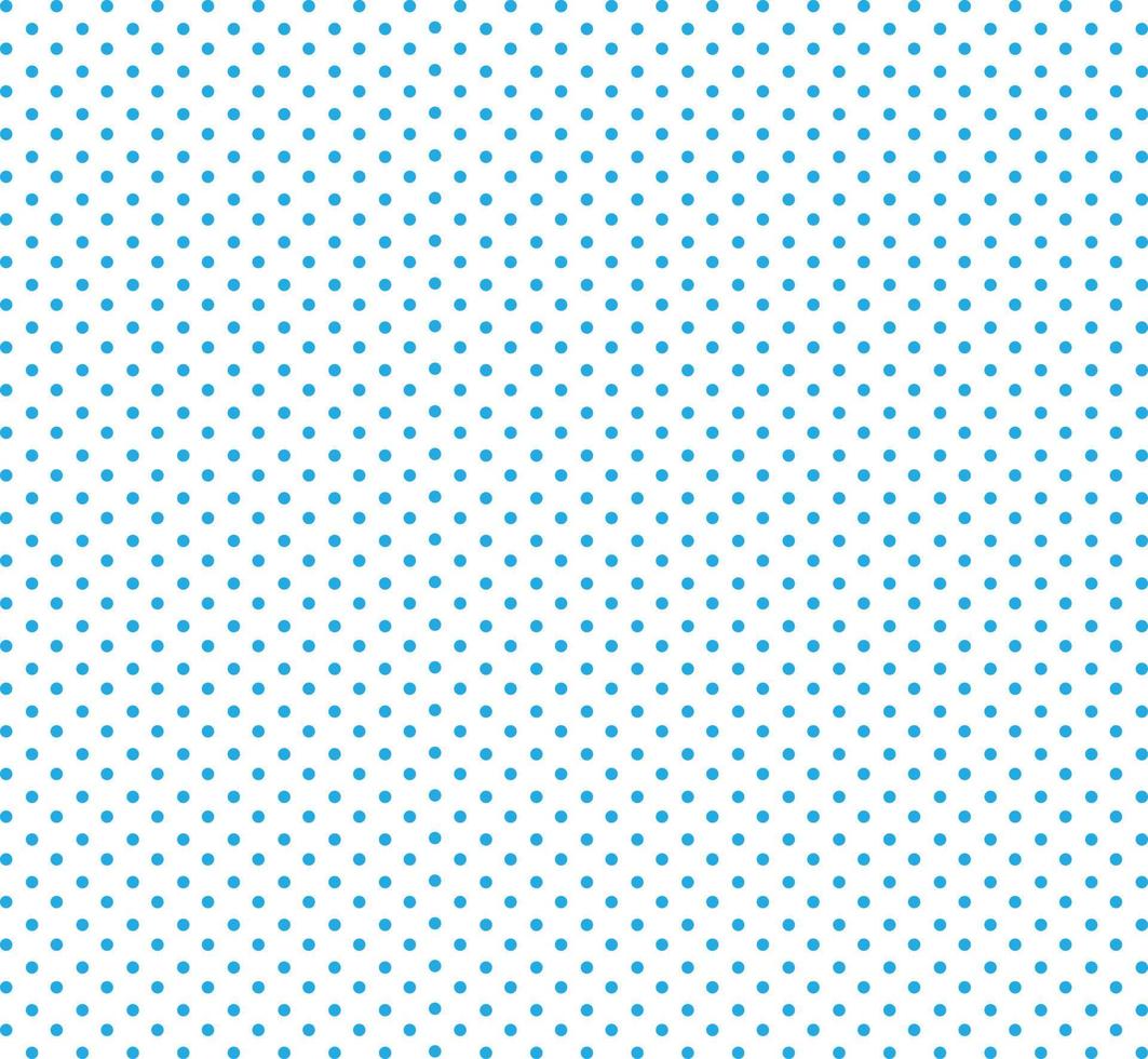 eps10 vector naadloos monochroom polka punt patroon. blauw stippel cirkel achtergrond