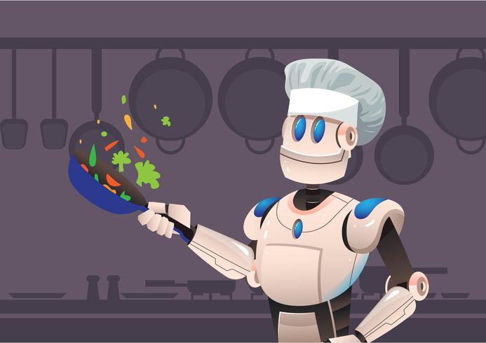 ai chef vector