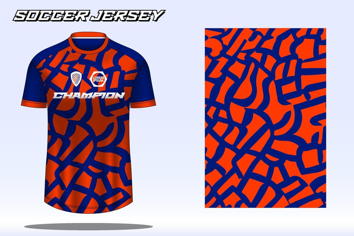 voetbal Jersey sport t-shirt ontwerp mockup voor Amerikaans voetbal club vector