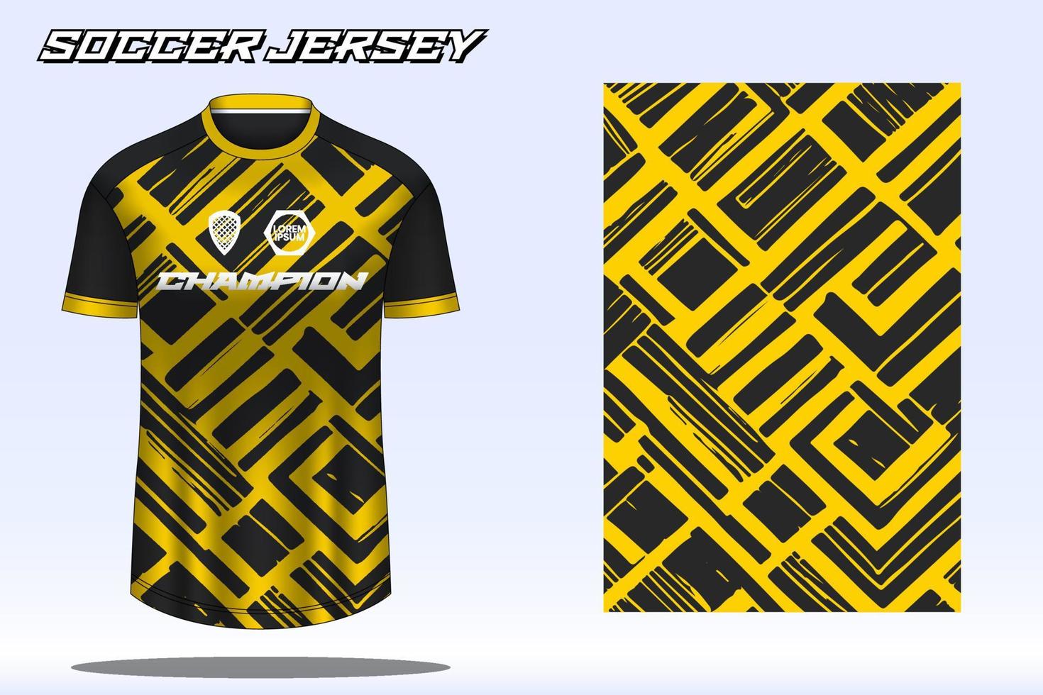 voetbal Jersey sport t-shirt ontwerp mockup voor Amerikaans voetbal club vector