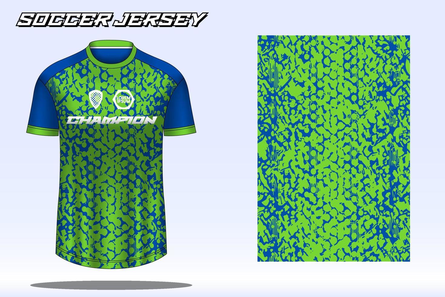 voetbal Jersey sport t-shirt ontwerp mockup voor Amerikaans voetbal club vector