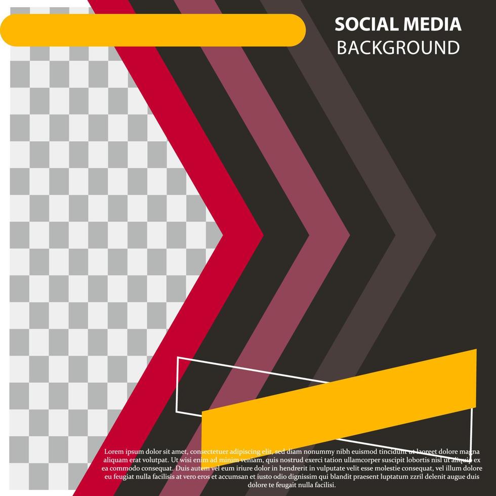 digitale bedrijfsmarketingbanner voor postsjabloon voor sociale media vector