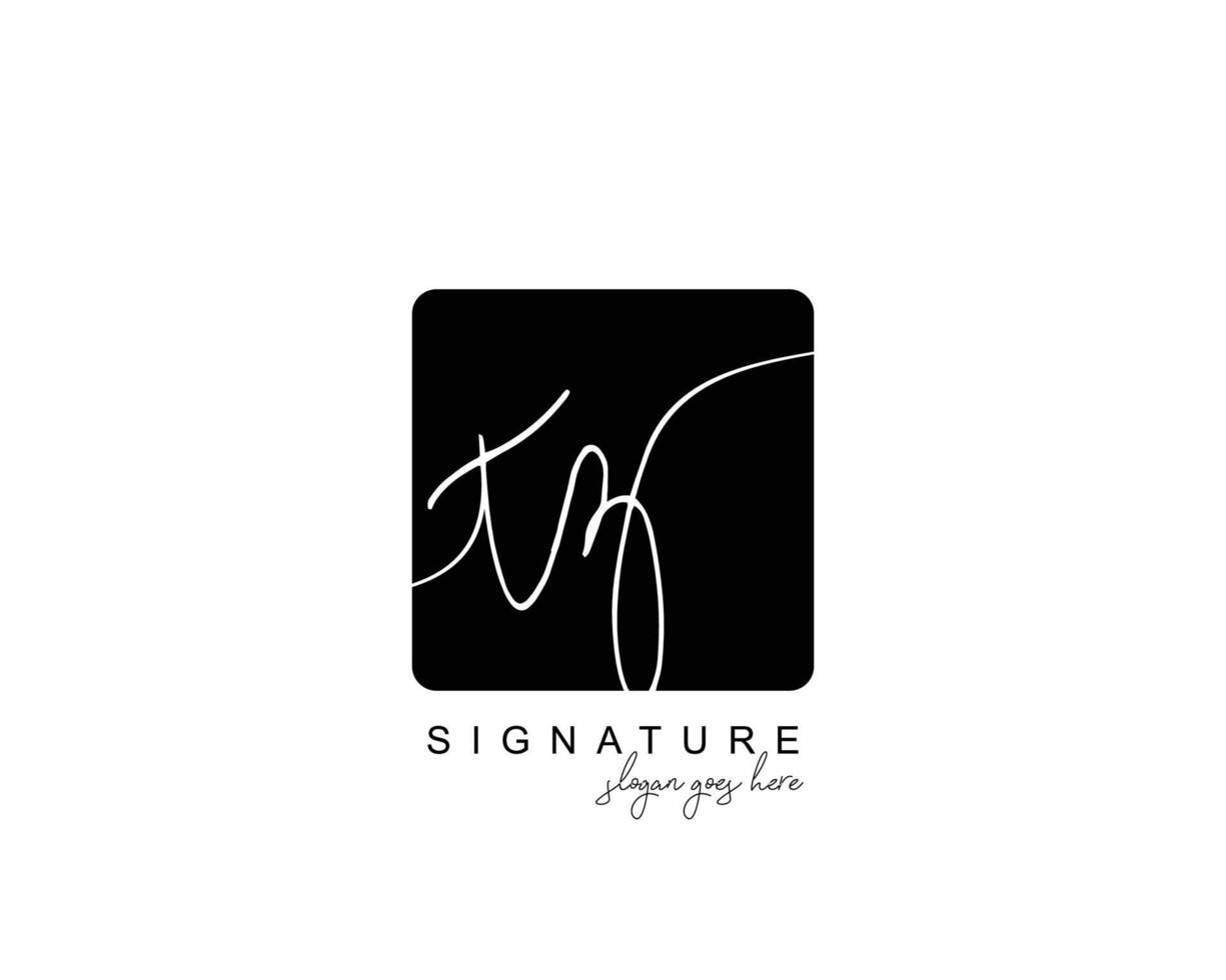 eerste tz schoonheid monogram en elegant logo ontwerp, handschrift logo van eerste handtekening, bruiloft, mode, bloemen en botanisch met creatief sjabloon. vector