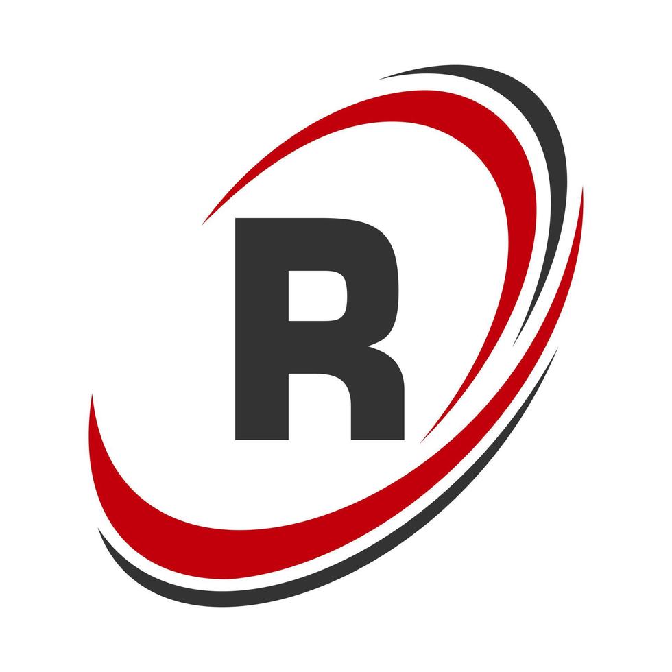 eerste brief r logo bedrijf naam gemakkelijk en modern logotype ontwerp voor bedrijf en bedrijf identiteit vector