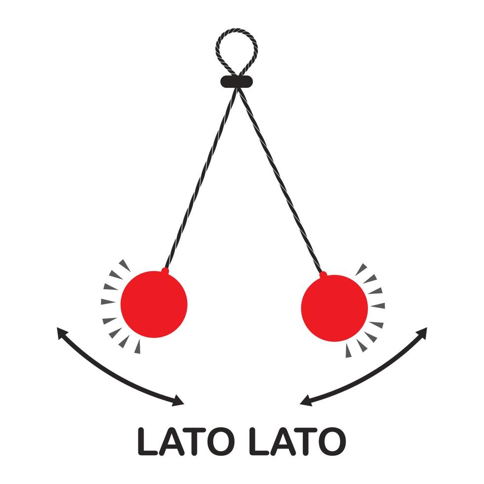 lato lato icoon vector