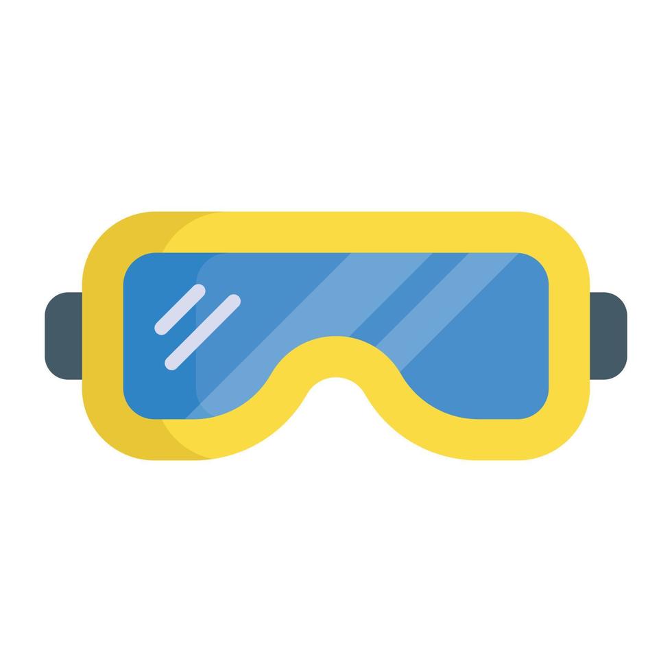 skiën stofbril, eyewear modieus ontwerp vector icoon