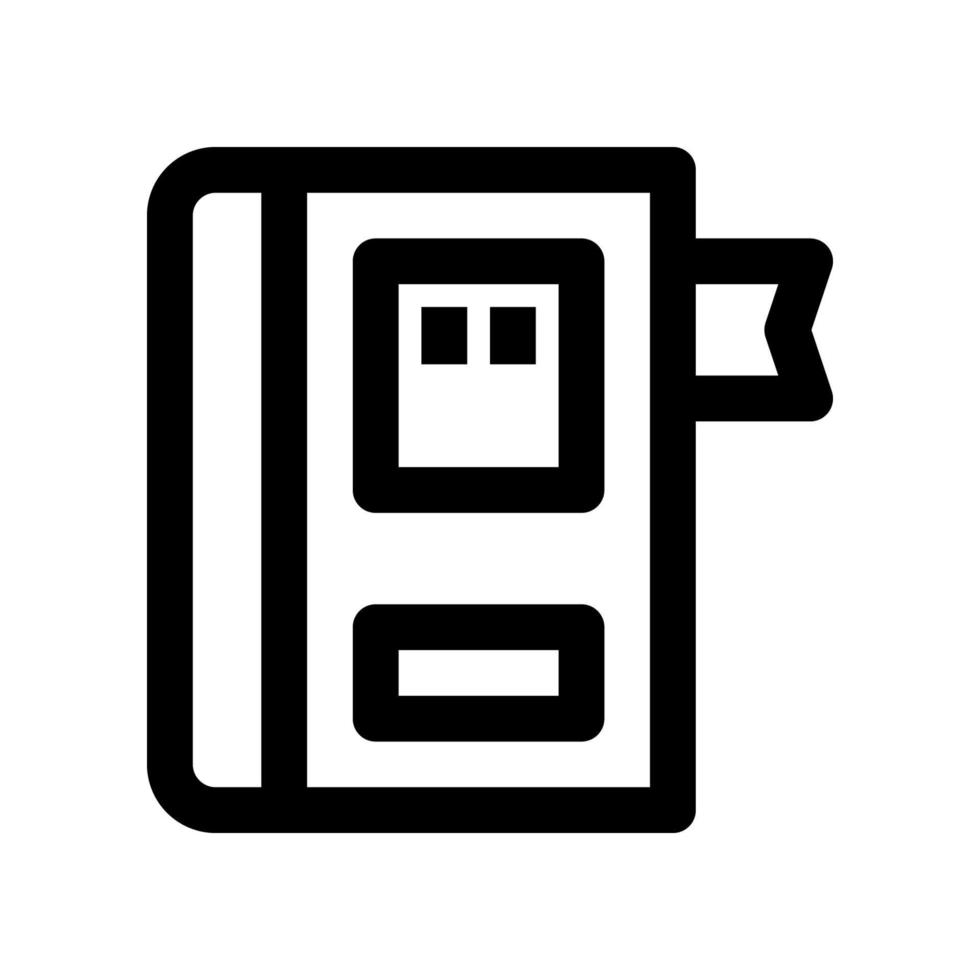 notitieboekje icoon voor uw website, mobiel, presentatie, en logo ontwerp. vector