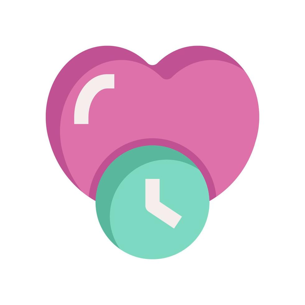 liefde tijd icoon voor uw website, mobiel, presentatie, en logo ontwerp. vector