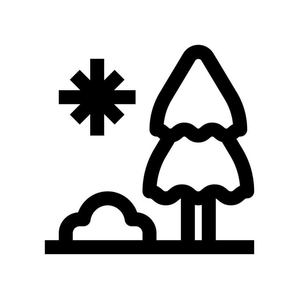 pijnboom boom icoon voor uw website, mobiel, presentatie, en logo ontwerp. vector