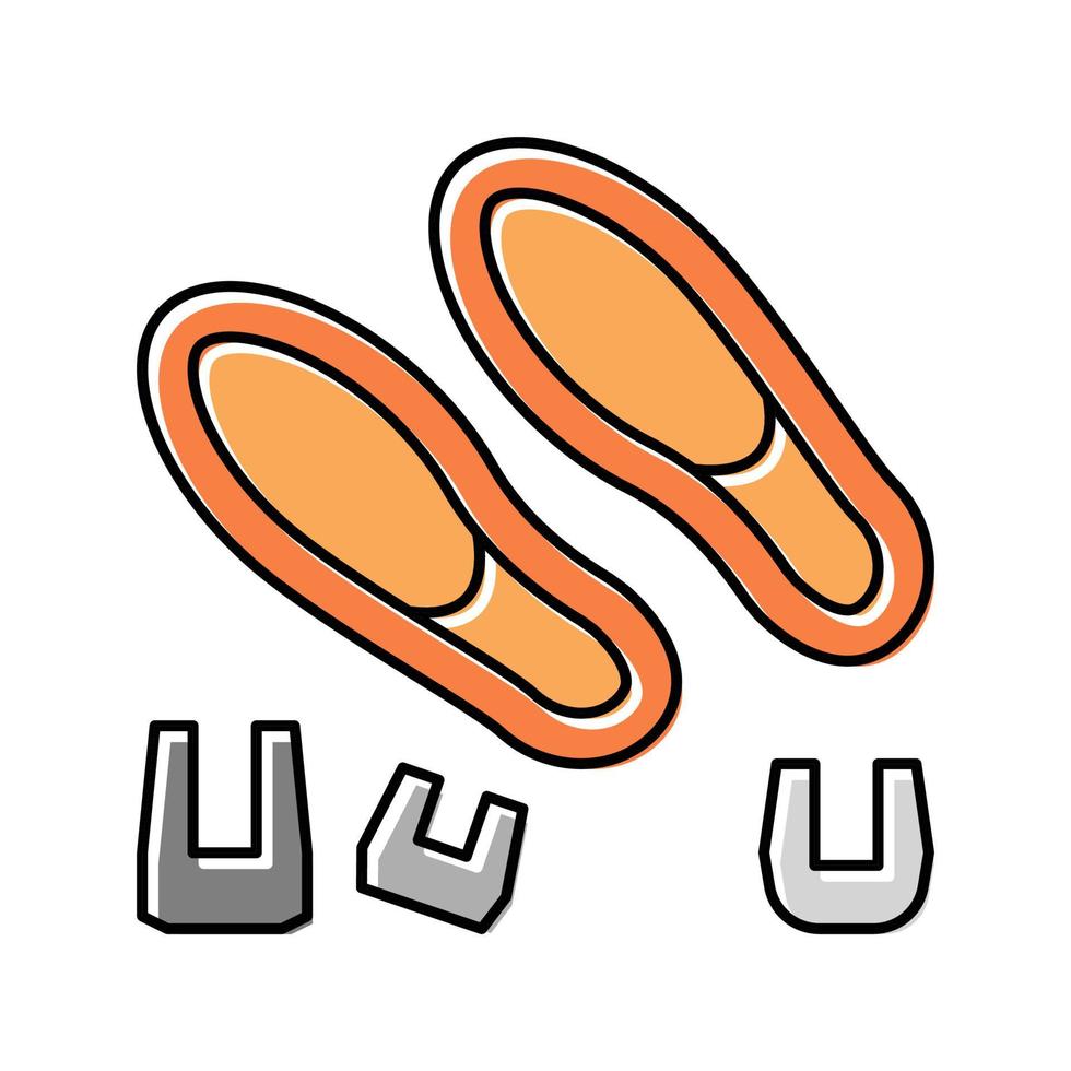 natuurlijke rubber elastomeer kleur pictogram vectorillustratie vector