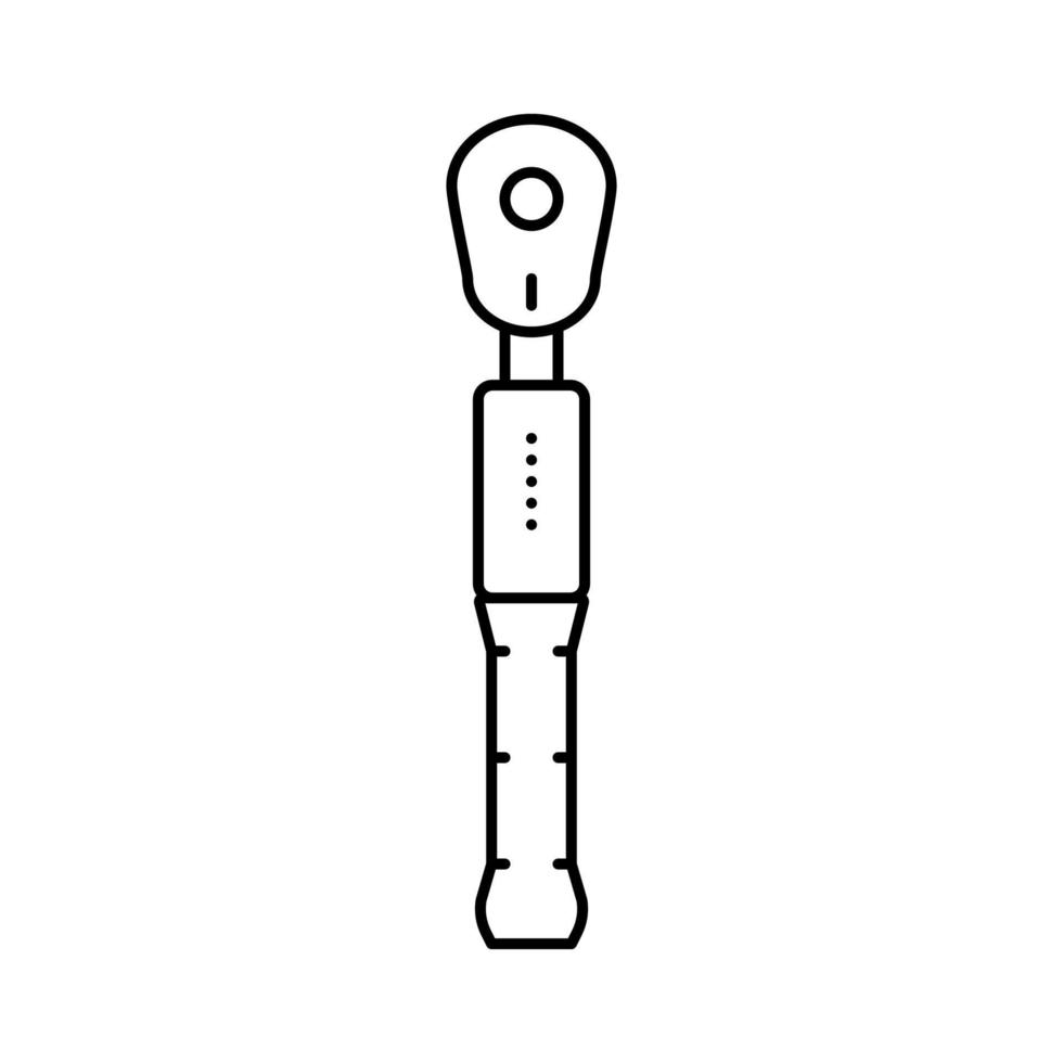 koppel moersleutel gereedschap lijn icoon vector illustratie
