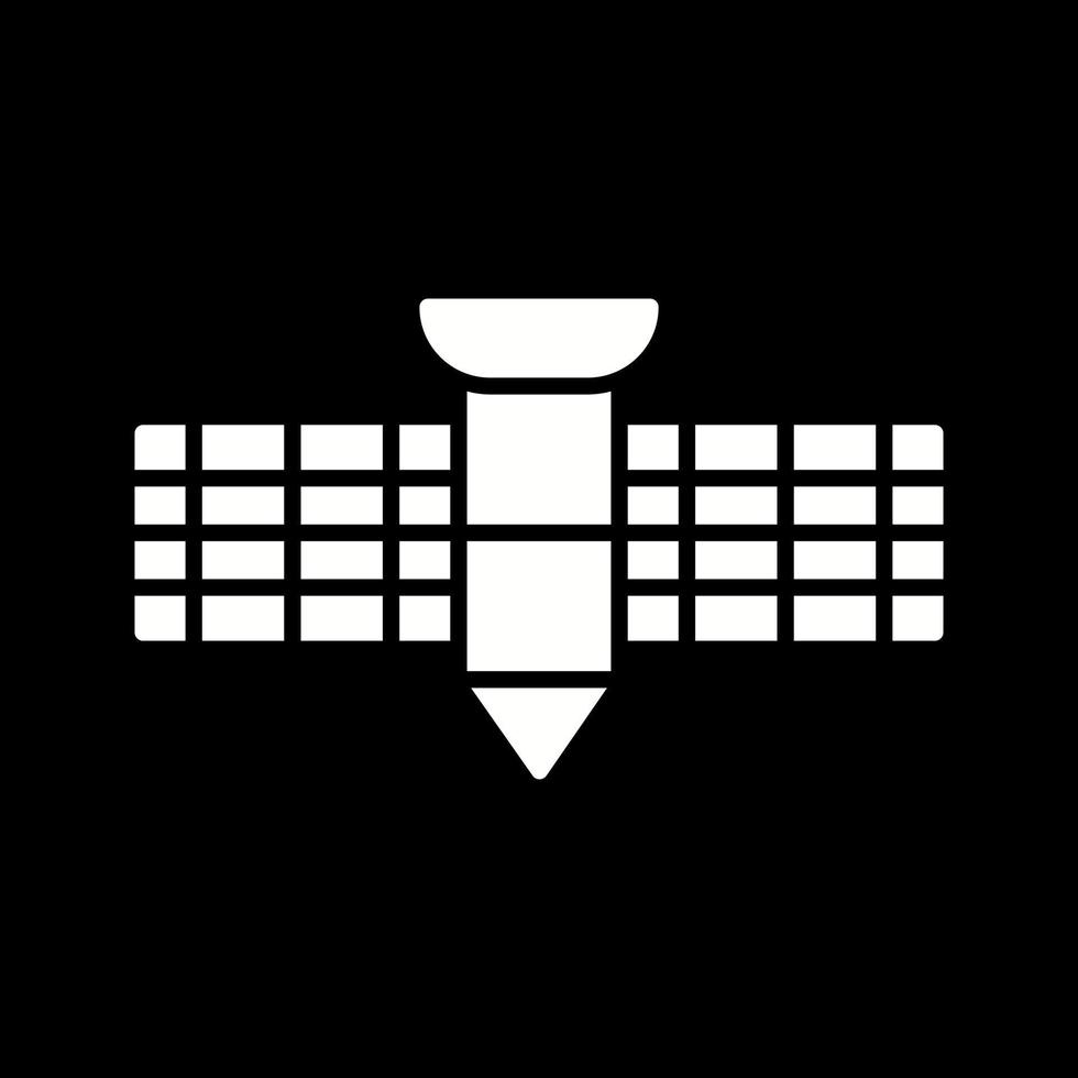 satelliet vector pictogram