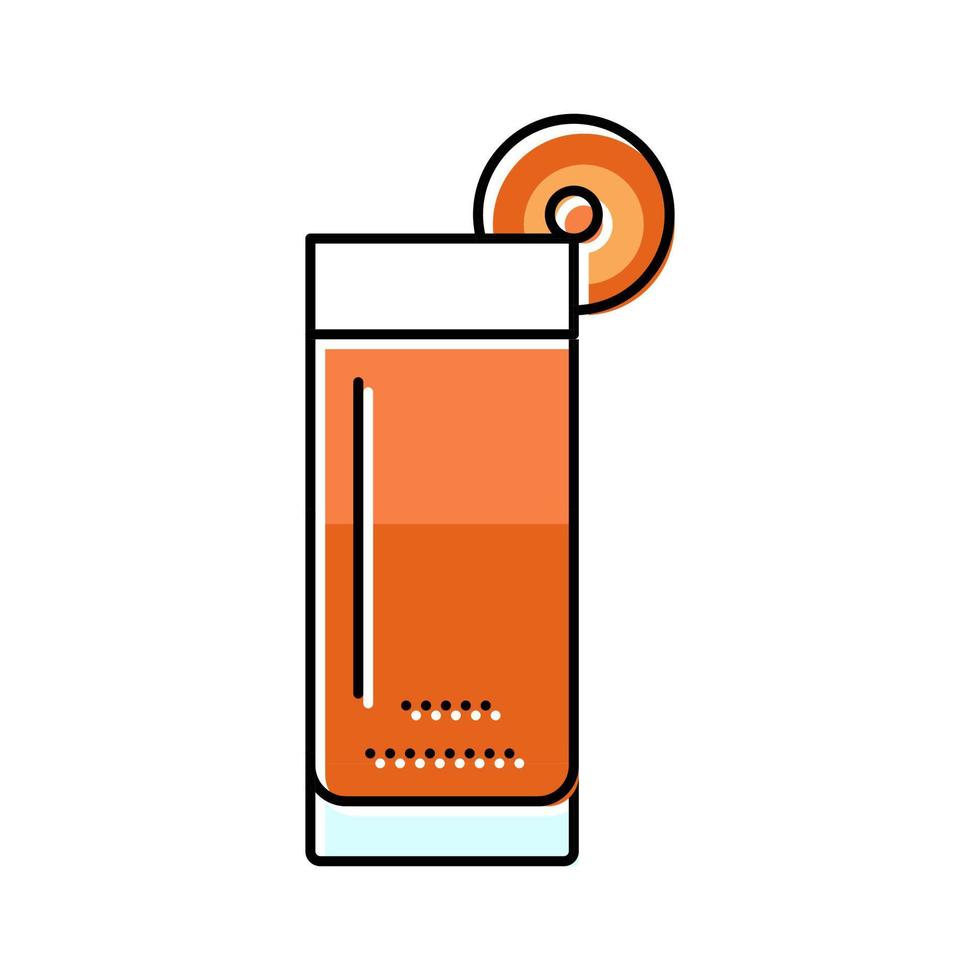 groente sap drinken kleur icoon vector illustratie