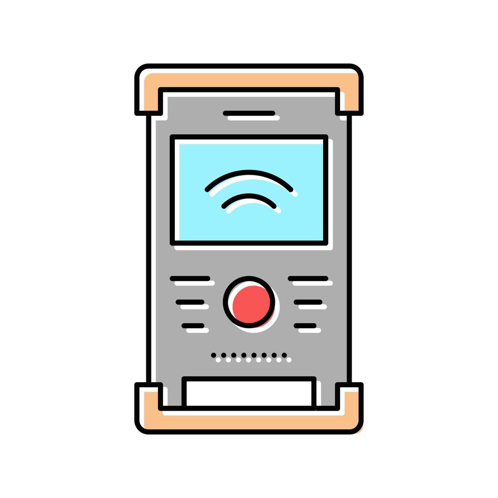 veld controller kleur pictogram vectorillustratie vector