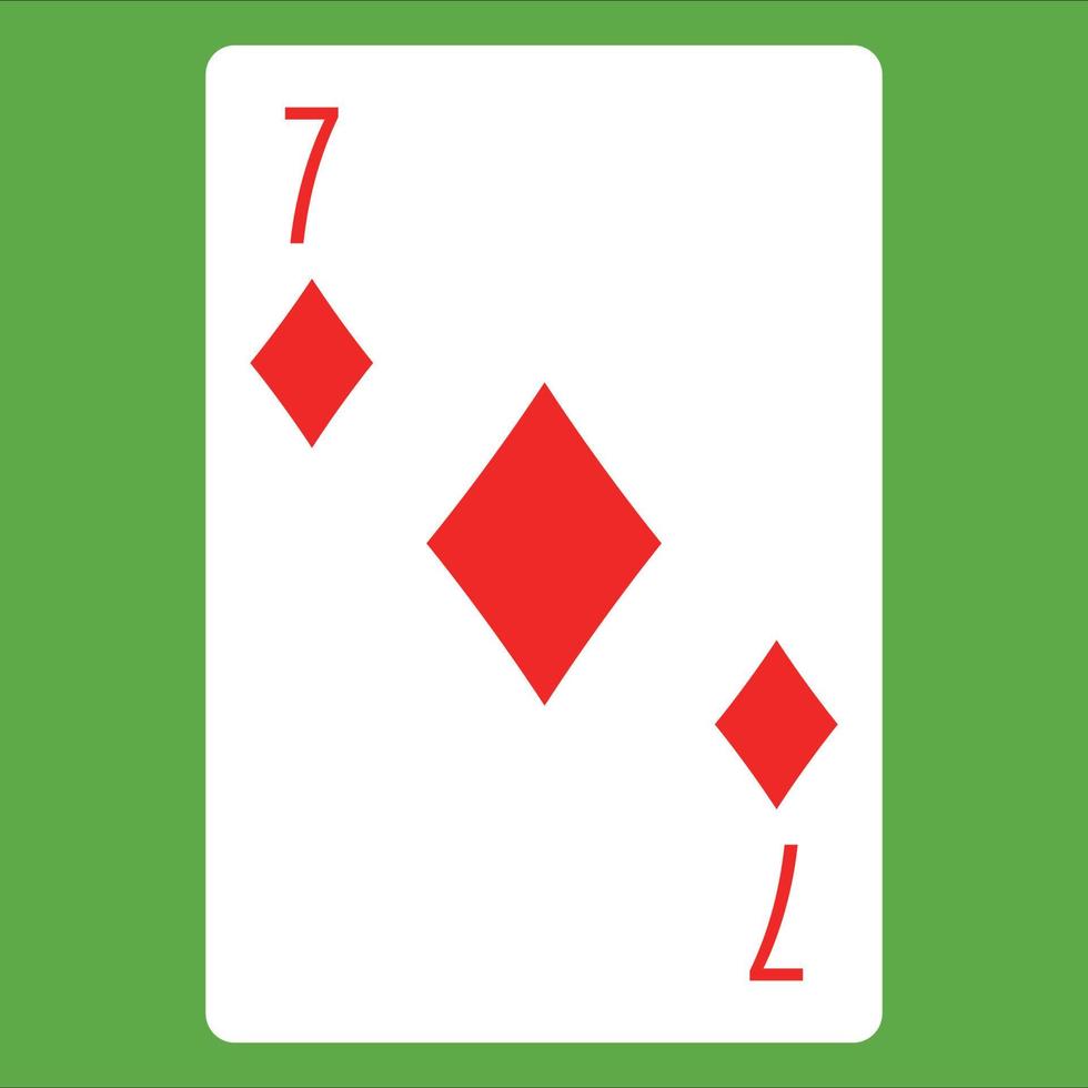 vlak kleur icoon voor poker kaart. vector