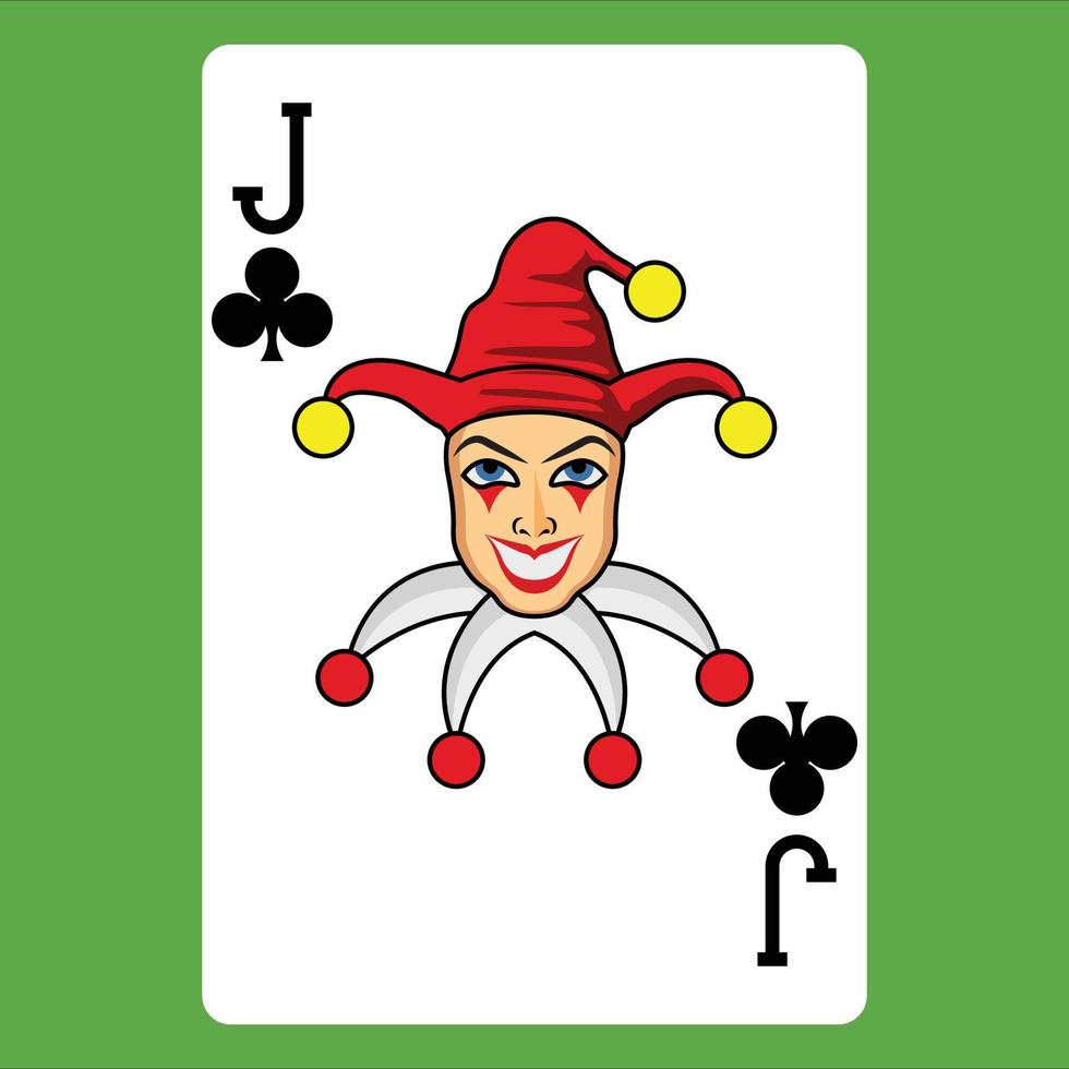 vlak kleur icoon voor poker kaart. vector