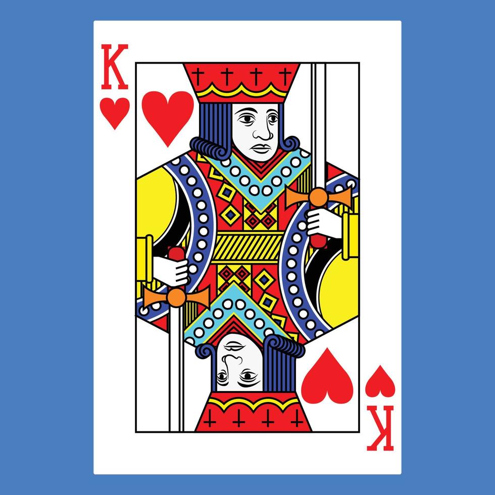 vlak kleur icoon voor poker kaart. vector