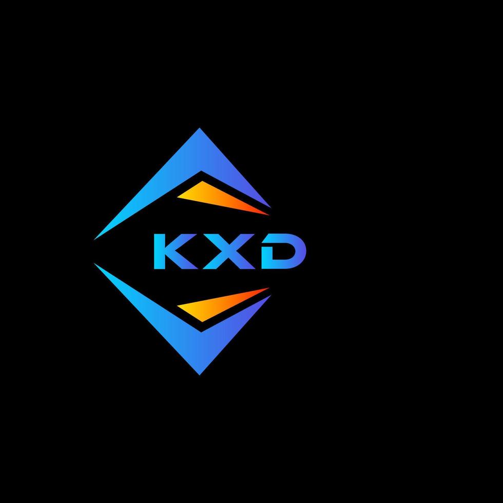 kxd abstract technologie logo ontwerp Aan zwart achtergrond. kxd creatief initialen brief logo concept. vector