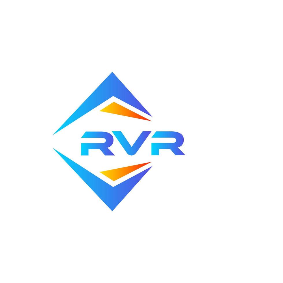 rvr abstract technologie logo ontwerp Aan wit achtergrond. rvr creatief initialen brief logo concept. vector