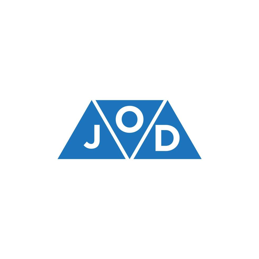 jodi abstract eerste logo ontwerp Aan wit achtergrond. jodi creatief initialen brief logo concept. vector