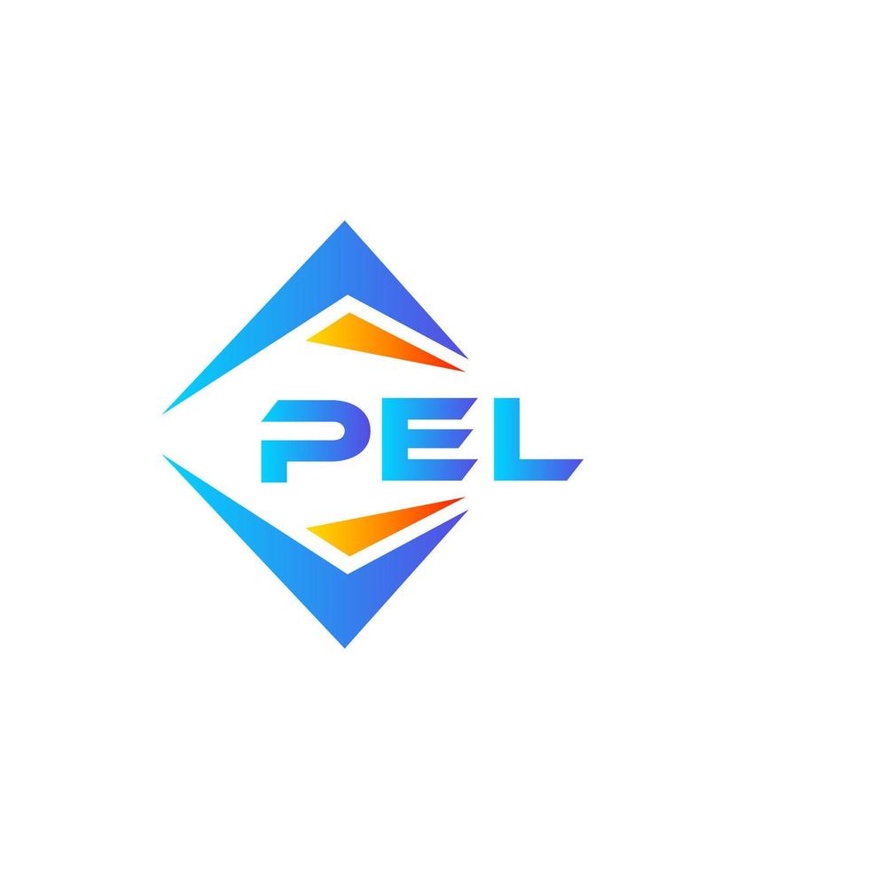 pel abstract technologie logo ontwerp Aan wit achtergrond. pel creatief initialen brief logo concept. vector