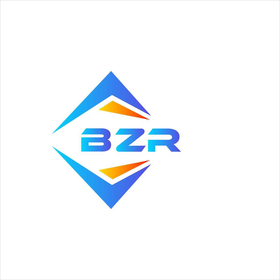 bzr abstract technologie logo ontwerp Aan wit achtergrond. bzr creatief initialen brief logo concept. vector